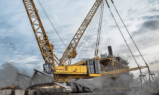 The Liebherr LR 1750 Crawler Crane : Construction Excellence