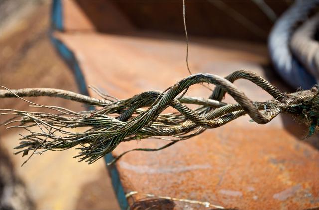 Frayed Wire Rope